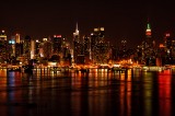 Manhattan Skyline at Night print